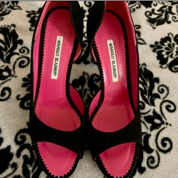 Manolo Blahnik open toe - Picture 3 of 8